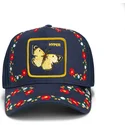 cap-kumer-navy-blue-snapback-goorin-bros-butterfly-hyper-active-flora-fauna-the-farm-navy-blue-hat-the-farm-de-goorin-bros