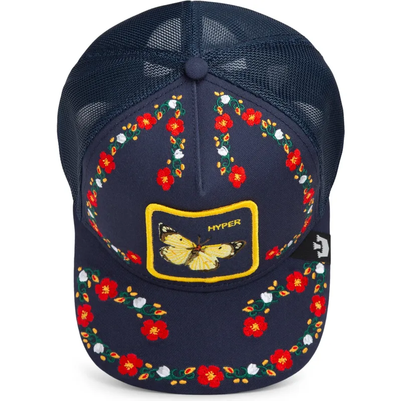 cap-kumer-navy-blue-snapback-goorin-bros-butterfly-hyper-active-flora-fauna-the-farm-navy-blue-hat-the-farm-de-goorin-bros