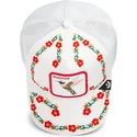 cap-kumer-white-snapback-goorin-bros-hummingbird-sucker-necessary-nectar-flora-fauna-the-farm-white-hat-the-farm-de-goorin-bros