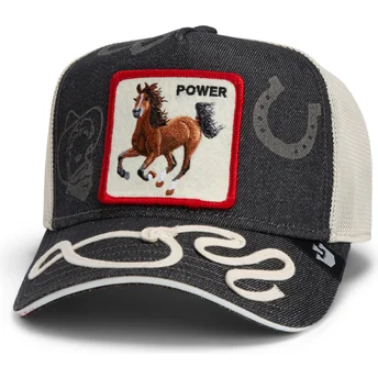 Mütsid kumer veok meresinine snapback Goorin Bros. Power Full Throttle Horse Play The Farm Navy Blue Hat The Farm de Goorin Bros.