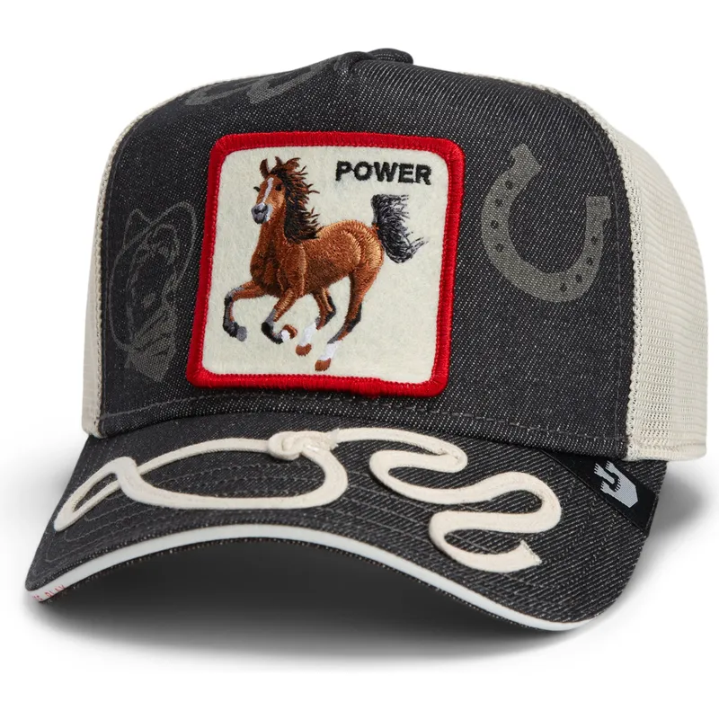 mutsid-kumer-veok-meresinine-snapback-goorin-bros-power-full-throttle-horse-play-the-farm-navy-blue-hat-the-farm-de-goorin-bros