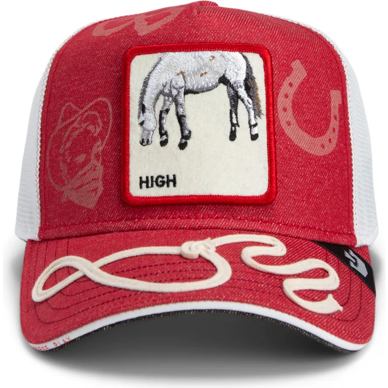 mutsid-kumer-punane-snapback-goorin-bros-high-way-up-horse-play-the-farm-red-hat-the-farm-goorin-bros