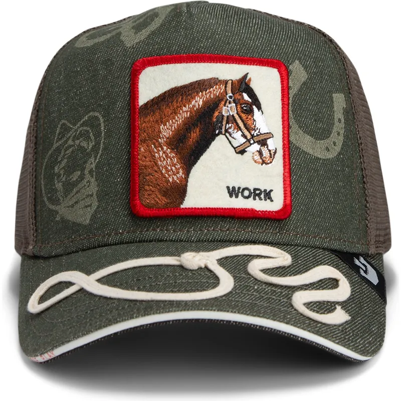 cap-kumer-green-snapback-goorin-bros-work-double-shift-horse-play-the-farm-green-hat-the-farm-de-goorin-bros