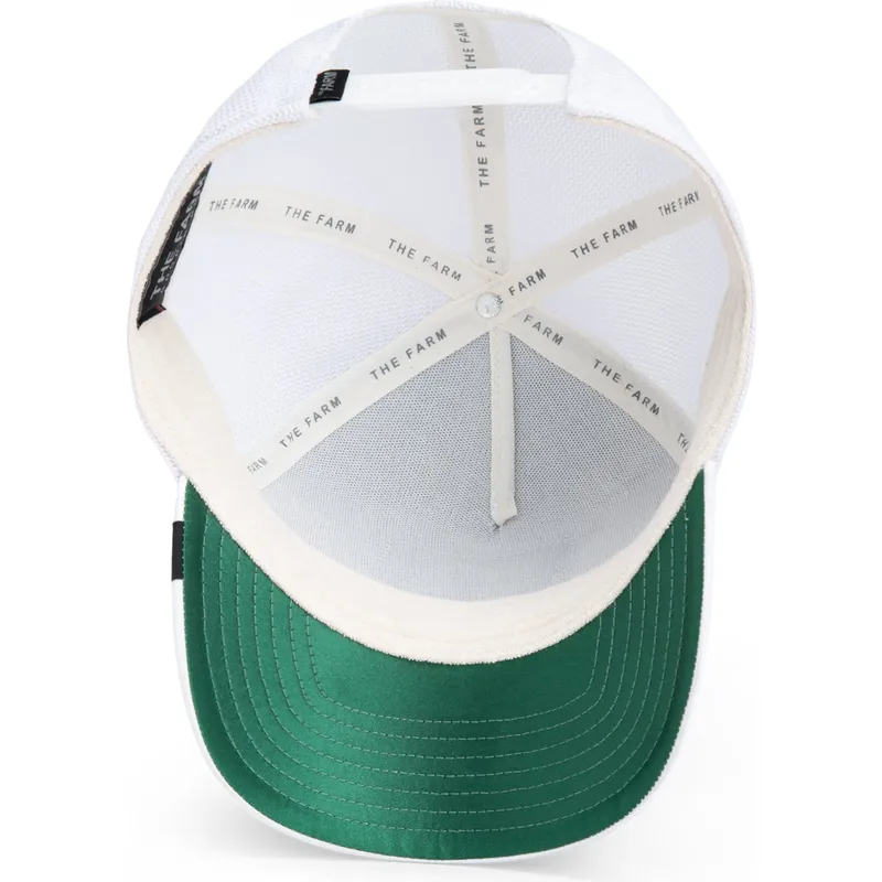 mutsid-kumer-veok-valge-snapback-goorin-bros-pelican-bird-escape-not-into-yoga-great-escape-the-farm-white-hat-the-farm-de-goori