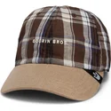 cap-kumer-brown-snapback-goorin-bros-curved-brim-ask-your-mother-papa-cap-madras-the-farm-brown-cap-the-farm-de-goorin-bros