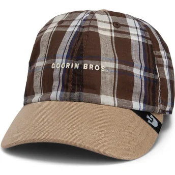 Cap kumer brown snapback Goorin Bros. Curved Brim Ask Your Mother Papa Cap Madras The Farm Brown Cap The Farm de Goorin Bros.