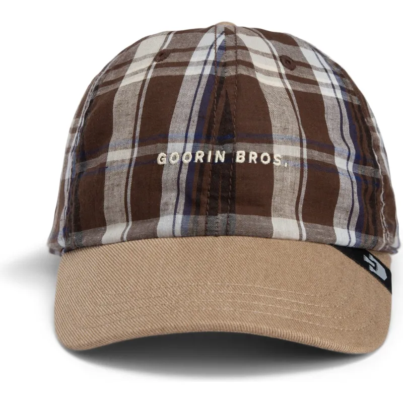 cap-kumer-brown-snapback-goorin-bros-curved-brim-ask-your-mother-papa-cap-madras-the-farm-brown-cap-the-farm-de-goorin-bros