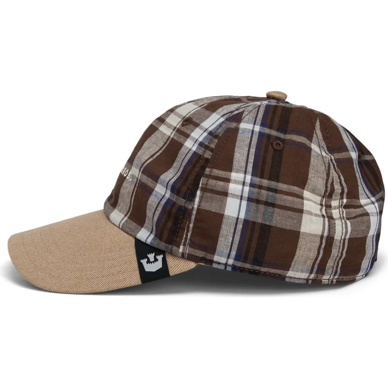 cap-kumer-brown-snapback-goorin-bros-curved-brim-ask-your-mother-papa-cap-madras-the-farm-brown-cap-the-farm-de-goorin-bros