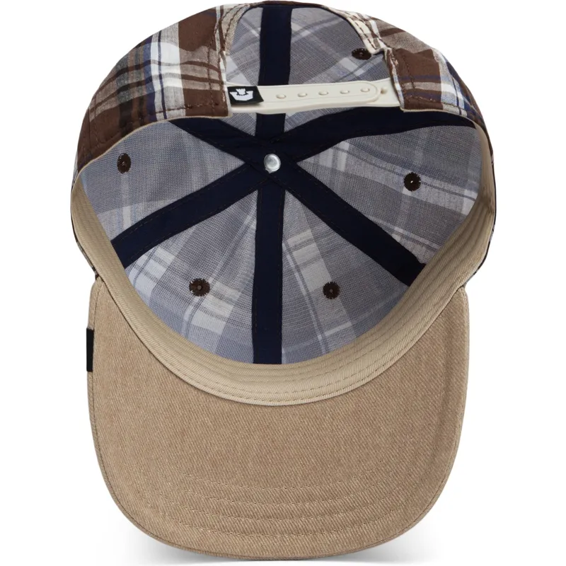 cap-kumer-brown-snapback-goorin-bros-curved-brim-ask-your-mother-papa-cap-madras-the-farm-brown-cap-the-farm-de-goorin-bros