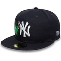 new-era-flat-brim-59fifty-food-icon-new-york-yankees-mlb-navy-blue-fitted-cap