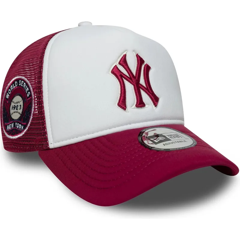 mutsid-kumer-punane-snapback-e-frame-world-series-new-york-yankees-mlb-new-era