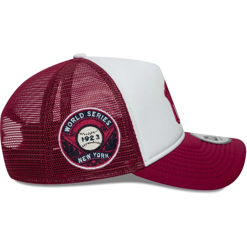mutsid-kumer-punane-snapback-e-frame-world-series-new-york-yankees-mlb-new-era