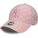 mutsid-kumer-roosa-reguleeritav-9forty-floral-towelling-new-york-yankees-mlb-new-era
