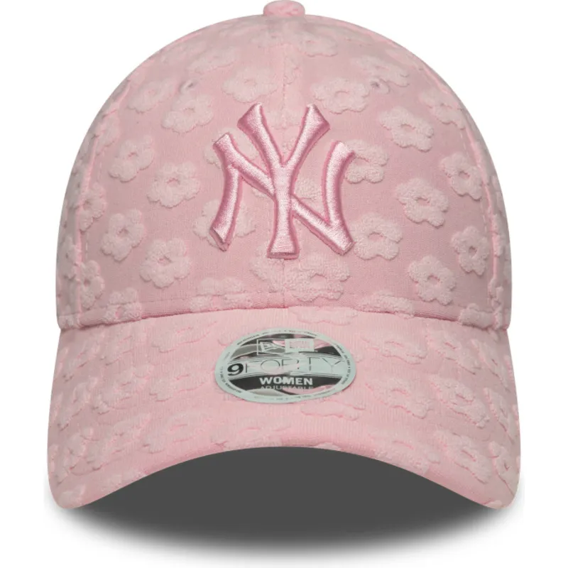 mutsid-kumer-roosa-reguleeritav-9forty-floral-towelling-new-york-yankees-mlb-new-era