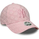 mutsid-kumer-roosa-reguleeritav-9forty-floral-towelling-new-york-yankees-mlb-new-era