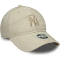 mutsid-kumer-beez-reguleeritav-9twenty-linen-new-york-yankees-mlb-new-era