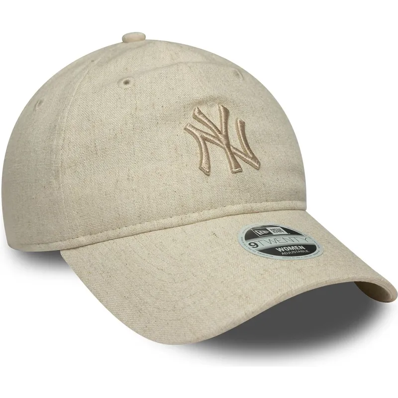 mutsid-kumer-beez-reguleeritav-9twenty-linen-new-york-yankees-mlb-new-era