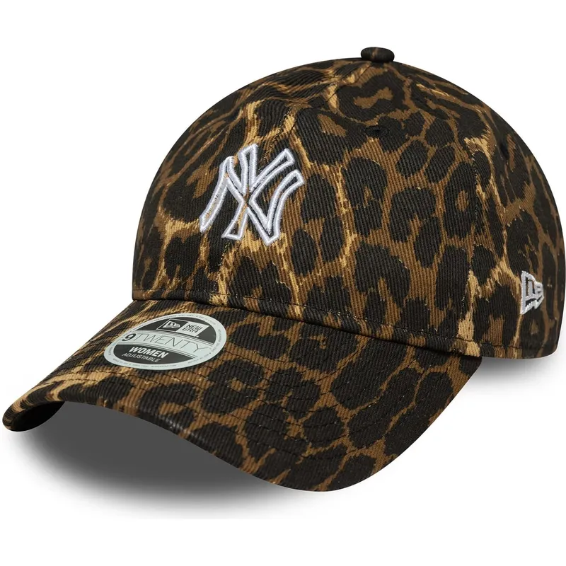 mutsid-kumer-leopard-reguleeritav-9twenty-outline-new-york-yankees-mlb-new-era