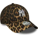mutsid-kumer-leopard-reguleeritav-9twenty-outline-new-york-yankees-mlb-new-era