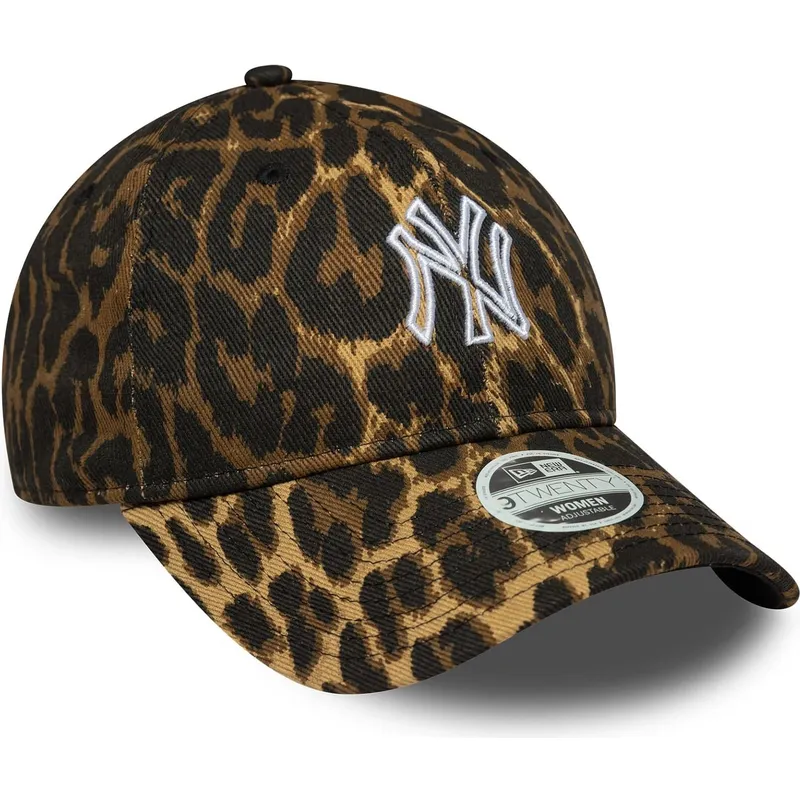 mutsid-kumer-leopard-reguleeritav-9twenty-outline-new-york-yankees-mlb-new-era