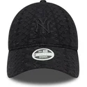 mutsid-kumer-must-reguleeritav-9twenty-broderie-new-york-yankees-mlb-new-era