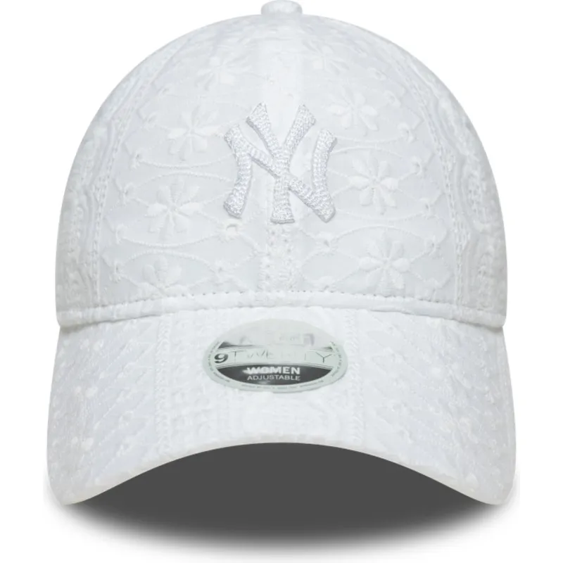 mutsid-kumer-valge-reguleeritav-rihm-9twenty-broderie-new-york-yankees-mlb-new-era