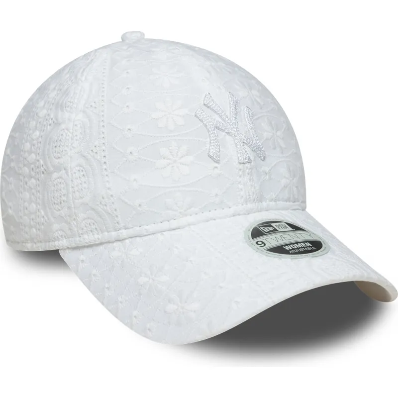 mutsid-kumer-valge-reguleeritav-rihm-9twenty-broderie-new-york-yankees-mlb-new-era
