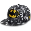 new-era-flat-brim-youth-9fifty-all-over-print-dc-comics-batman-black-snapback-cap