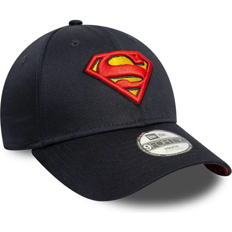 mutsid-kumer-meresinine-reguleeritav-lastele-9forty-all-over-print-superman-dc-comics-new-era