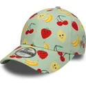 mutsid-kumer-roheline-reguleeritav-lastele-9forty-all-over-print-fruit-new-era