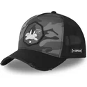 capslab-daffy-duck-loo11-daf-looney-tunes-grey-trucker-hat