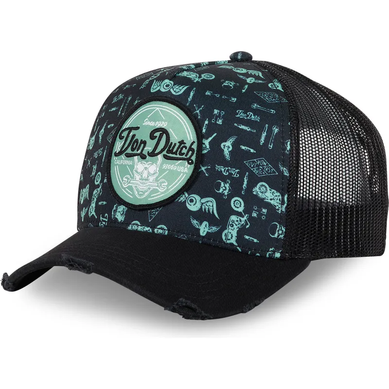 mutsid-kumer-sinine-snapback-print04-von-dutch