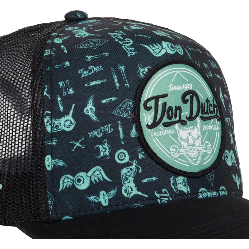 mutsid-kumer-sinine-snapback-print04-von-dutch