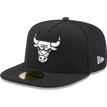 Cap lame black ajustada 59FIFTY Day A Frame Chicago Bulls NBA New Era