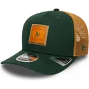 mutsid-kumer-roheline-snapback-9seventy-stretch-snap-debossed-oakland-athletics-mlb-new-era