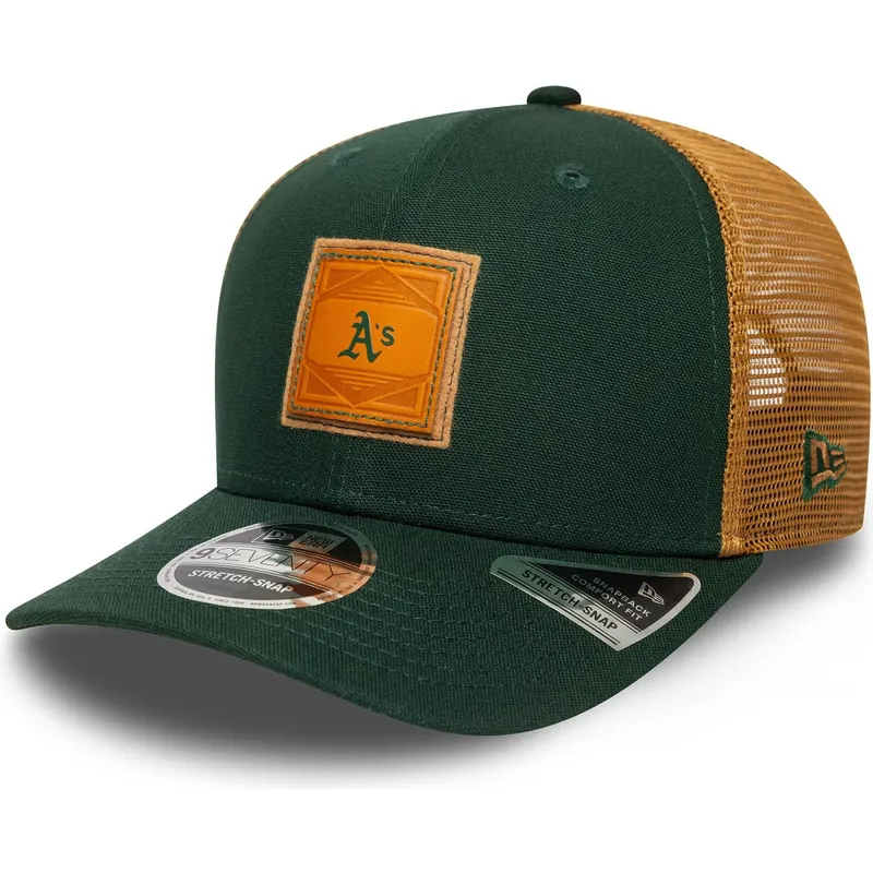 mutsid-kumer-roheline-snapback-9seventy-stretch-snap-debossed-oakland-athletics-mlb-new-era mutsid-kumer-roheline-snapback-9seventy-stretch-snap-debossed-oakland-athletics-mlb-new-era