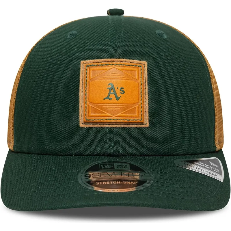mutsid-kumer-roheline-snapback-9seventy-stretch-snap-debossed-oakland-athletics-mlb-new-era mutsid-kumer-roheline-snapback-9seventy-stretch-snap-debossed-oakland-athletics-mlb-new-era