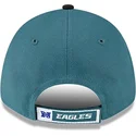 new-era-curved-brim-youth-9forty-the-league-philadelphia-eagles-nfl-green-and-black-adjustable-cap