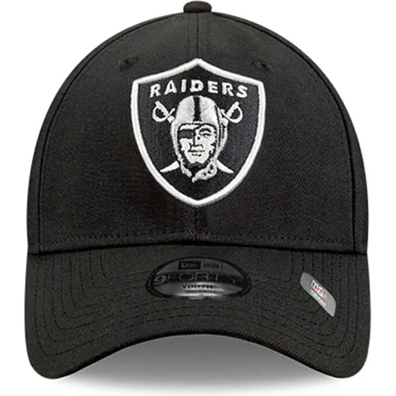 cap-kumer-black-adjustable-strap-lastele-9forty-the-league-las-vegas-raiders-nfl-new-era