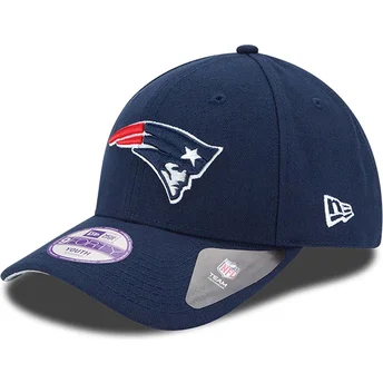 Cap kumer navy blue adjustable strap lastele 9FORTY The League New England Patriots NFL New Era