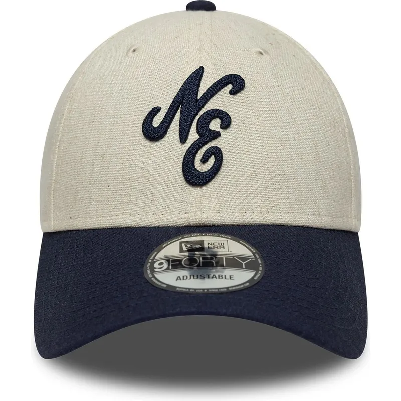mutsid-kumer-beez-reguleeritav-9forty-linen-new-era