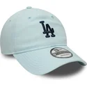 mutsid-kumer-sinine-reguleeritav-9twenty-linen-los-angeles-dodgers-mlb-new-era