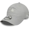new-era-curved-brim-9twenty-mini-logo-washed-los-angeles-dodgers-mlb-grey-adjustable-cap