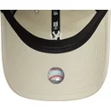 new-era-curved-brim-9twenty-mini-logo-washed-new-york-yankees-mlb-beige-adjustable-cap