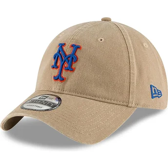 Cap kumer beige adjustable strap 9TWENTY Core Classic New York Mets MLB New Era