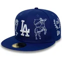 mutsid-lame-sinine-liibuv-59fifty-mythical-los-angeles-dodgers-mlb-new-era