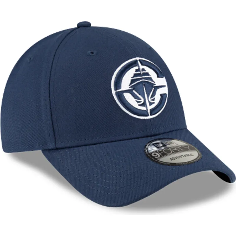 cap-kumer-navy-blue-adjustable-strap-9forty-the-league-los-angeles-clippers-nba-new-era