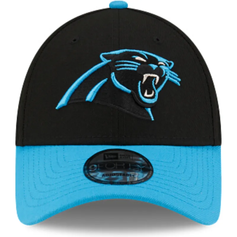 cap-kumer-black-adjustable-strap-9forty-the-league-carolina-panthers-nfl-new-era