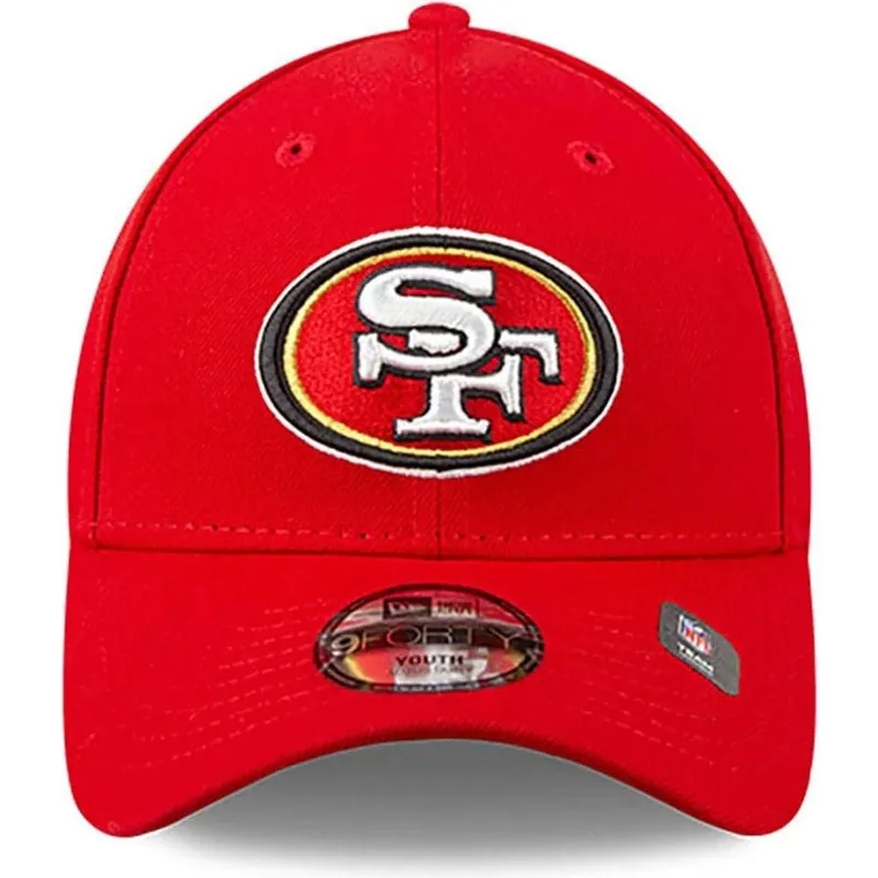 mutsid-kumer-punane-reguleeritav-rihm-lastele-9forty-the-league-san-francisco-49ers-nfl-new-era