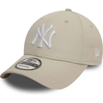 Cap kumer beige adjustable strap 9FORTY League Essential New York Yankees MLB New Era
